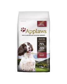 APPLAWS Dog Adult Small & Medium Breed Chicken & Lamb 7,5 kg - granule pro psy
