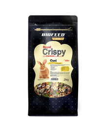 BIOFEED Royal Crispy krmivo pro dospělé králíky 2 kg