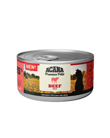ACANA Premium Pate Beef hovězí paštika pro kočky 24 x 85 g