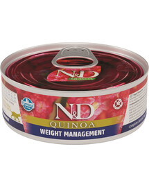 N&D Cat quinoa Weight Management Lamb & Brocolli 80g