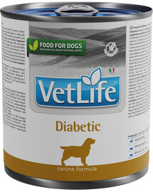 FARMINA VetLife Diabetic dietní krmivo pro psy 300 g