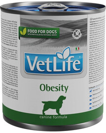 FARMINA VetLife Natural Diet Dog Obesity dietní krmivo pro psy 300 g