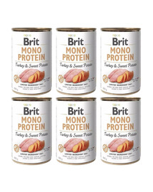 BRIT Mono Protein Turkey & Sweet Potato 6x400 g