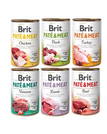BRIT Pate&Meat Mix 6x400 g