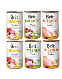 BRIT Pate&Meat Mix 6x400 g