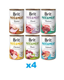 BRIT Pate&Meat Mix 24x400 g