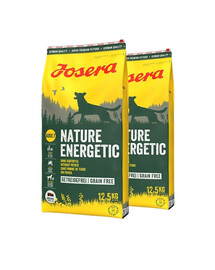 JOSERA Nature Energetic 2 x 12,5kg pro aktivní psy