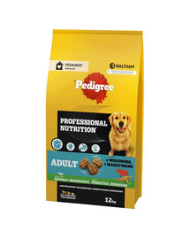 PEDIGREE Adult Professional Nutrition 12 kg s hovězím masem a zeleninou pro velké a střední psy