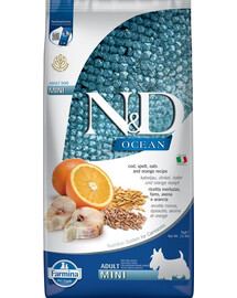 N&D Ocean Dog Low Grain Adult Mini Codfish & Orange 7kg