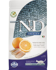N&D OCEAN CAT GrainFree Adult Herring & Orange 5 kg