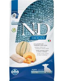 N&D Ocean Puppy Mini Codfish & Pumpkin & Melon 2,5 kg
