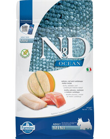 N&D Ocean Dog Adult Mini Salmon & Cod & Melon 800g