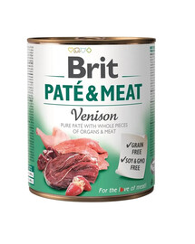 BRIT Pate&Meat venison 800 g