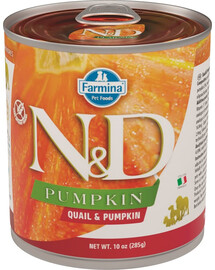 N&D Dog PUMPKIN Adult Quail & Pumpkin 285g