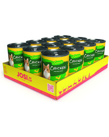 JOSERA JosiCat 12 x 415g kuřecí v omáčce