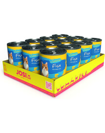 JOSERA JosiCat 12 x 415g treska v omáčce