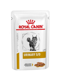 ROYAL CANIN Veterinary Health Nutrition Cat Urinary S/O Pouch in Gravy 24 x 85g
