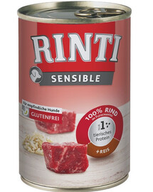 RINTI Sensible hovězí s rýží 6x400 g