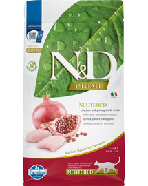 N&D Grain Free Cat Neutered Chicken&Pomegranate 1,5kg