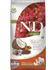 N&D Grain Free Quinoa Dog Skin&Coat Herring&Coconut 7kg