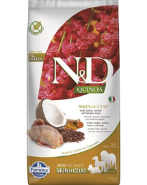 N&D GrainFree Quinoa Dog Skin&Coat Quail & Coconut 7kg
