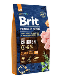 BRIT Premium By Nature Senior Small Medium S+M 8 kg