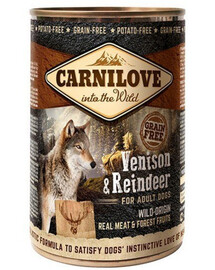CARNILOVE Wild Meat 400g krmivo pro dospělé psy bez obilovin