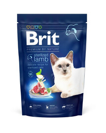 BRIT Premium Cat by Nature Sterilized Lamb 1,5 kg