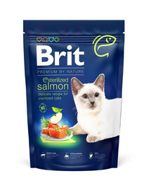 BRIT Premium Cat by Nature Sterilized Salmon 1,5 kg