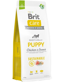 BRIT Care Sustainable Puppy s kuřecím masem a hmyzem 12 kg