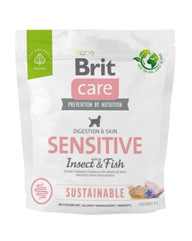 BRIT CARE Dog Sustainable Sensitive Fish & Insect 1 kg