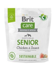BRIT Care Dog Sustainable Senior Chicken & Insect 1 kg