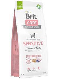 BRIT Care Sustainable Sensitive Insect & Fish pro dospělé psy s hmyzem a rybami 12 kg