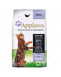 APPLAWS Cat Adult Chicken & Duck 2 kg krmivo pro dospělé kočky