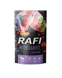 DOLINA NOTECI RAFI kapsička pro psy s králíkem 500 g