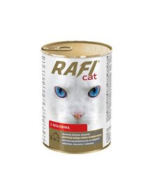 DOLINA NOTECI Rafi Adult Hovězí 415g konzerva pro kočky