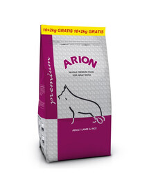 ARION Premium Lamb & rice 10+2 kg Zdarma