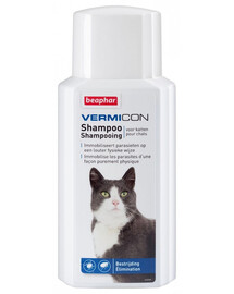BEAPHAR Vermicon Šampon proti blechám pro kočky 200 ml