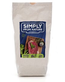 SIMPLY FROM NATURE - Pečené krmivo s jelením masem 1,2 kg
