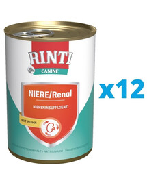 RINTI Canine Niere/Renal Chicken 12 x 800 g