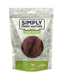 SIMPLY FROM NATURE Meat Strips pro psy 80 g