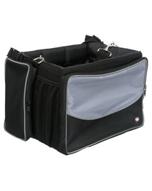 TRIXIE Front-Box transportní košík na řidítka, 41 x 26 x 26 cm, šedá