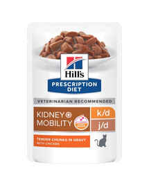 HILL'S PRESCRIPTION DIET k/d + Mobility s kuřecím masem 12 x 85 g v kapsičkách