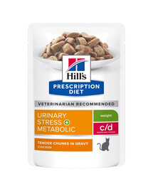 HILL'S PRESCRIPTION DIET c/d Multicare Stress + Metabolic kuřecí 12x85 g