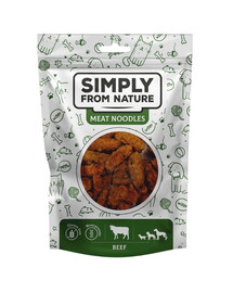 SIMPLY FROM NATURE Meat Noodles Hovězí rolky pro psy 80 g