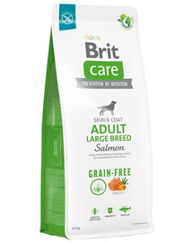 BRIT Care Grain-free Adult Large Breed Salmon 12kg krmivo pro velké psy bez obilovin losos