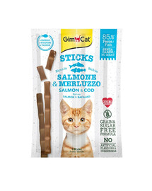 GIMPET Sticks pamlsky s lososem a pstruhem 4 ks