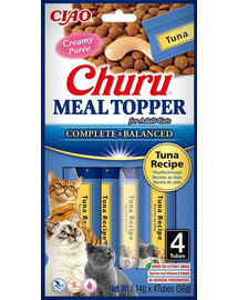 INABA Meal Topper Tuna 4x14 g krémová tuňáková přísada pro kočky