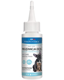 FRANCODEX Oční čistící kapky pro koťata a štěňata 60 ml