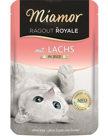 MIAMOR Ragout Royale in Jelly Salmon lososové želé pro kočky 100 g